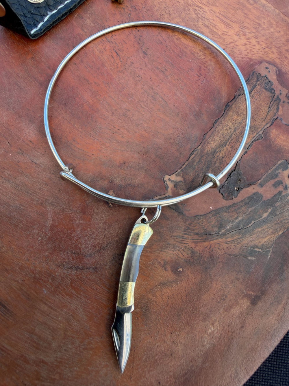 Miniature knife bracelet